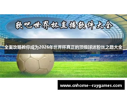 全面攻略教你成为2026年世界杯真正的顶级球迷粉丝之路大全